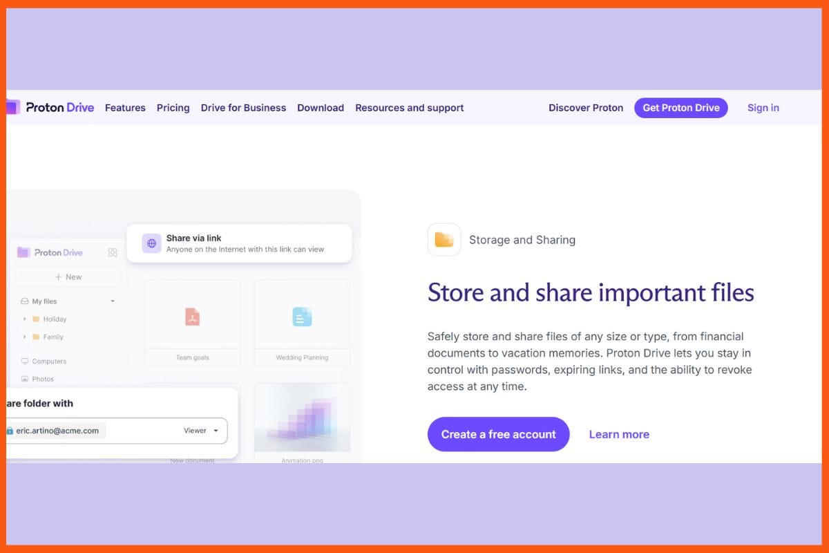 Proton Drive - Best Cloud Storage Apps