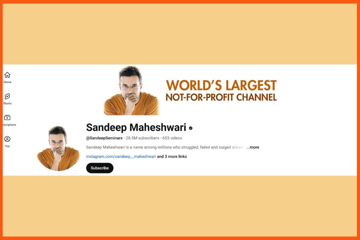 Sandeep Maheshwari - Top Richest YouTubers in India in 2025