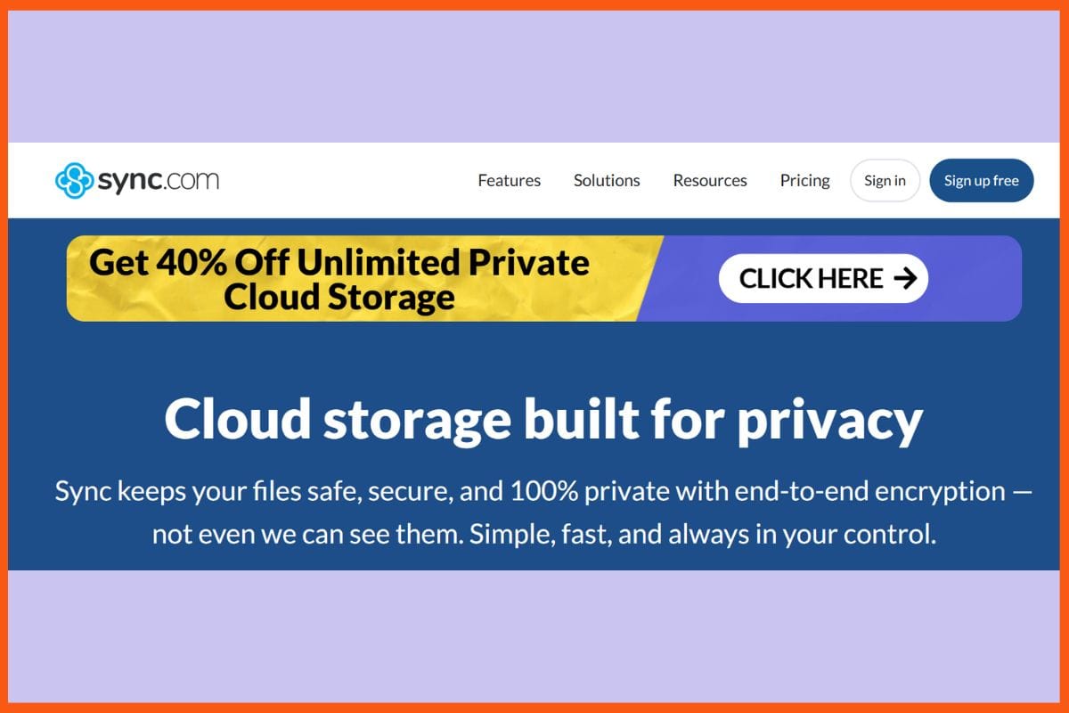 Sync.com - Best Cloud Storage Apps