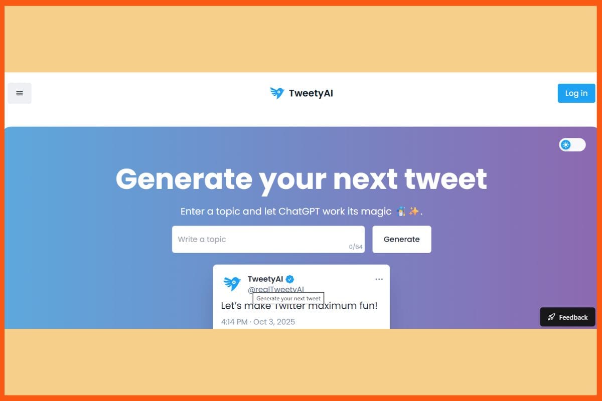 Tweety AI - Best AI Tweet Generators