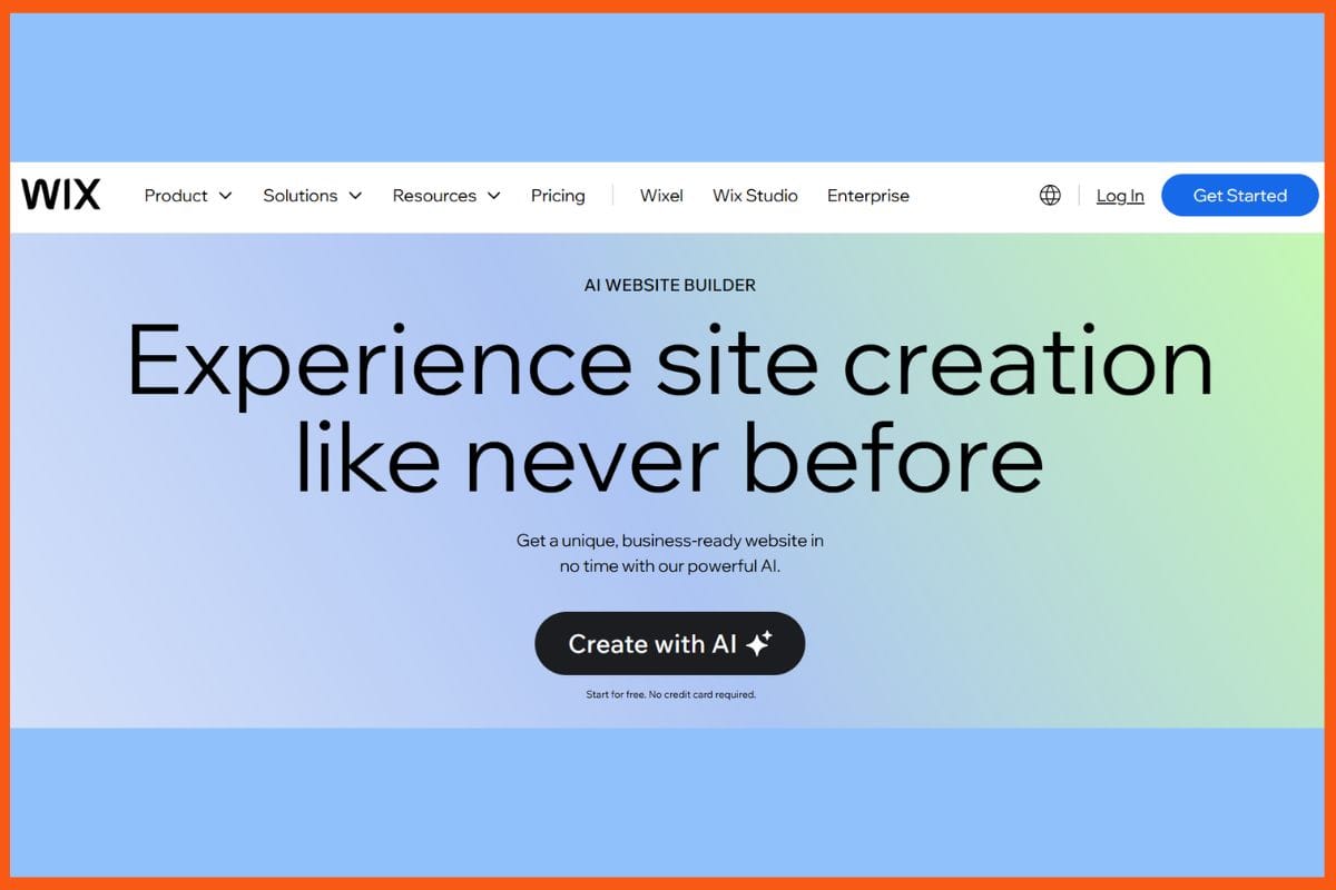 Wix ADI - Top AI Portfolio Generators