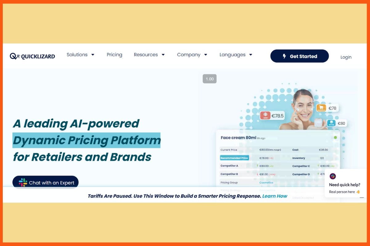 Quicklizard - Best AI Price Comparison Tools