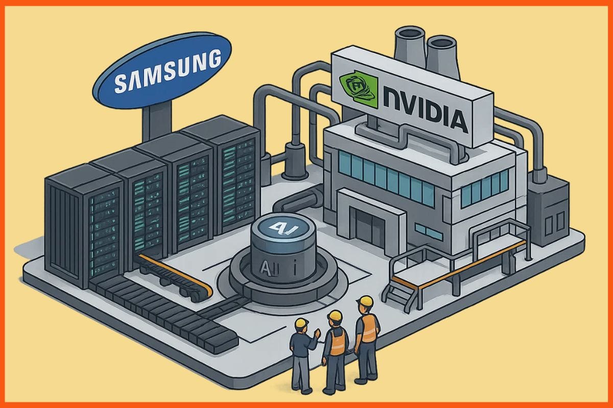 Samsung and Nvidia Partner to Build AI Megafactory