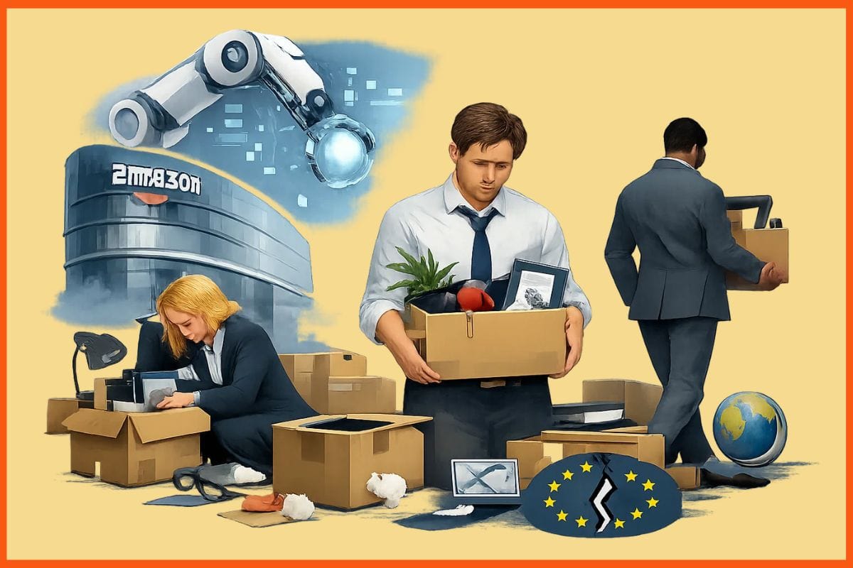 Amazon eliminates 370 roles at European HQ in major layoff linked to AI push