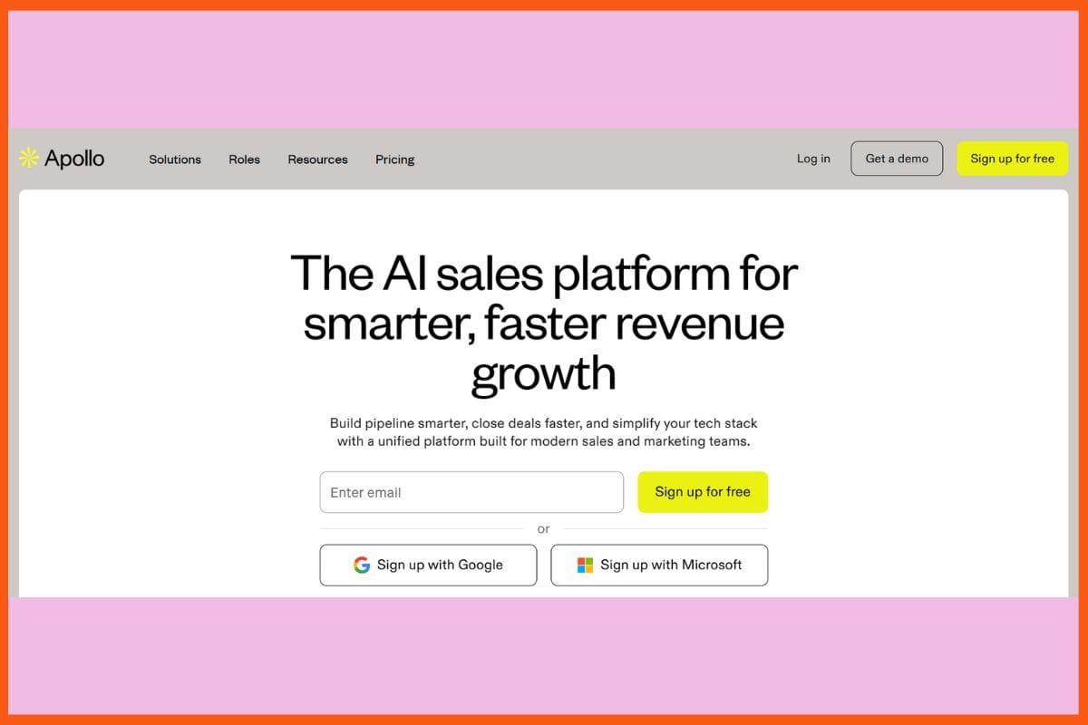 Apollo.io - Best AI Lead Generation Tools for Small Business Growth