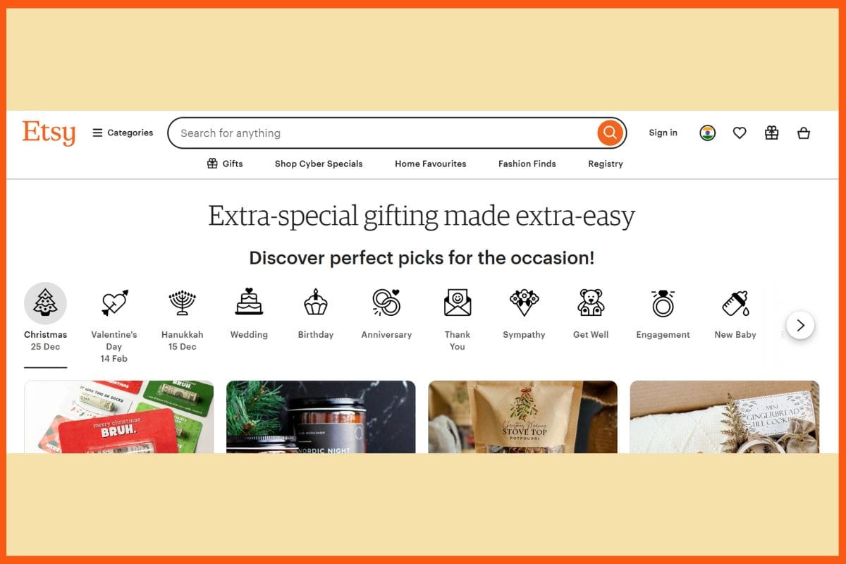 Etsy’s Gift Finder - AI Tools to Generate Christmas Gift Ideas