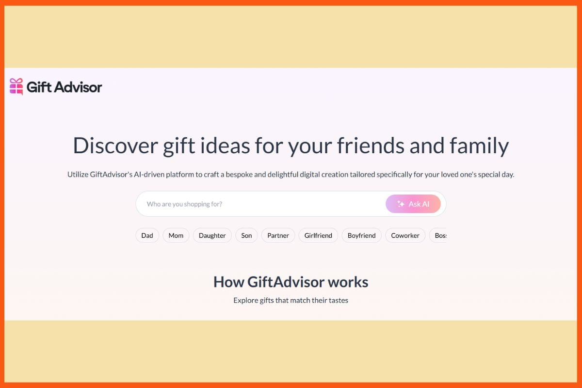 GiftAdvisor - AI Tools to Generate Christmas Gift Ideas