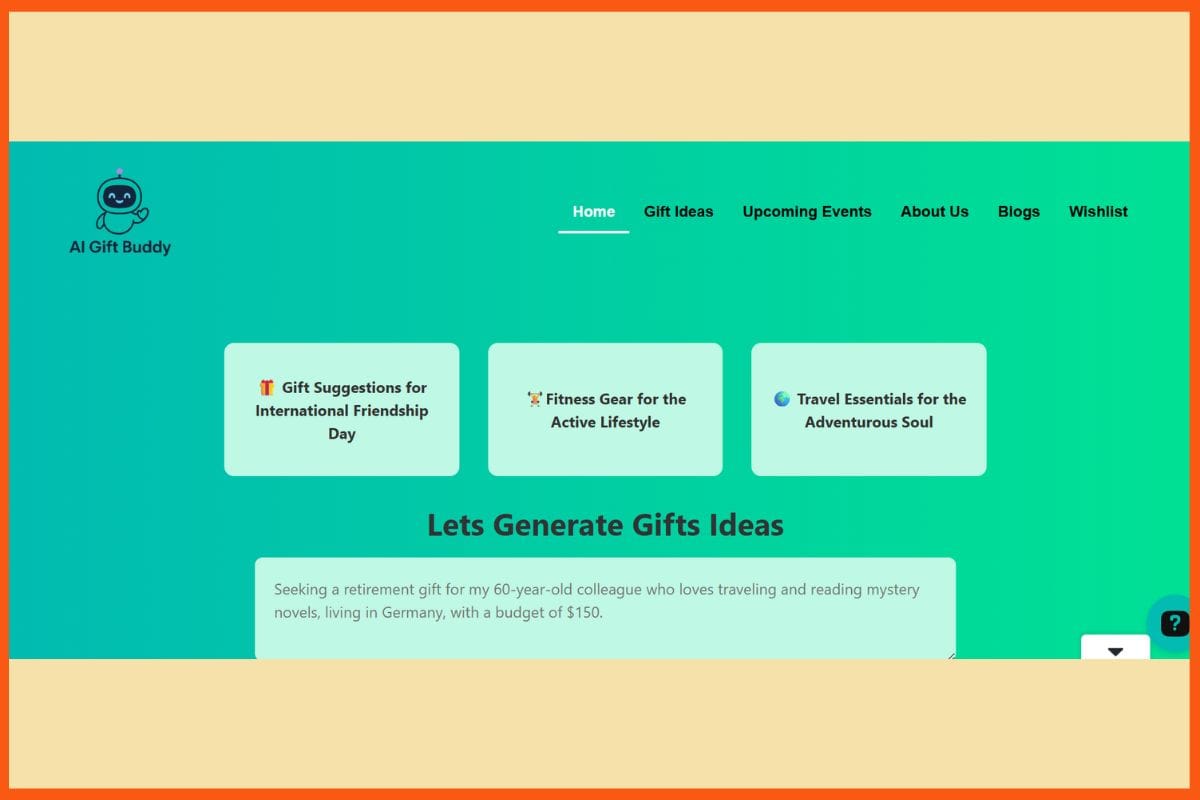 Gift Buddy - AI Tools to Generate Christmas Gift Ideas