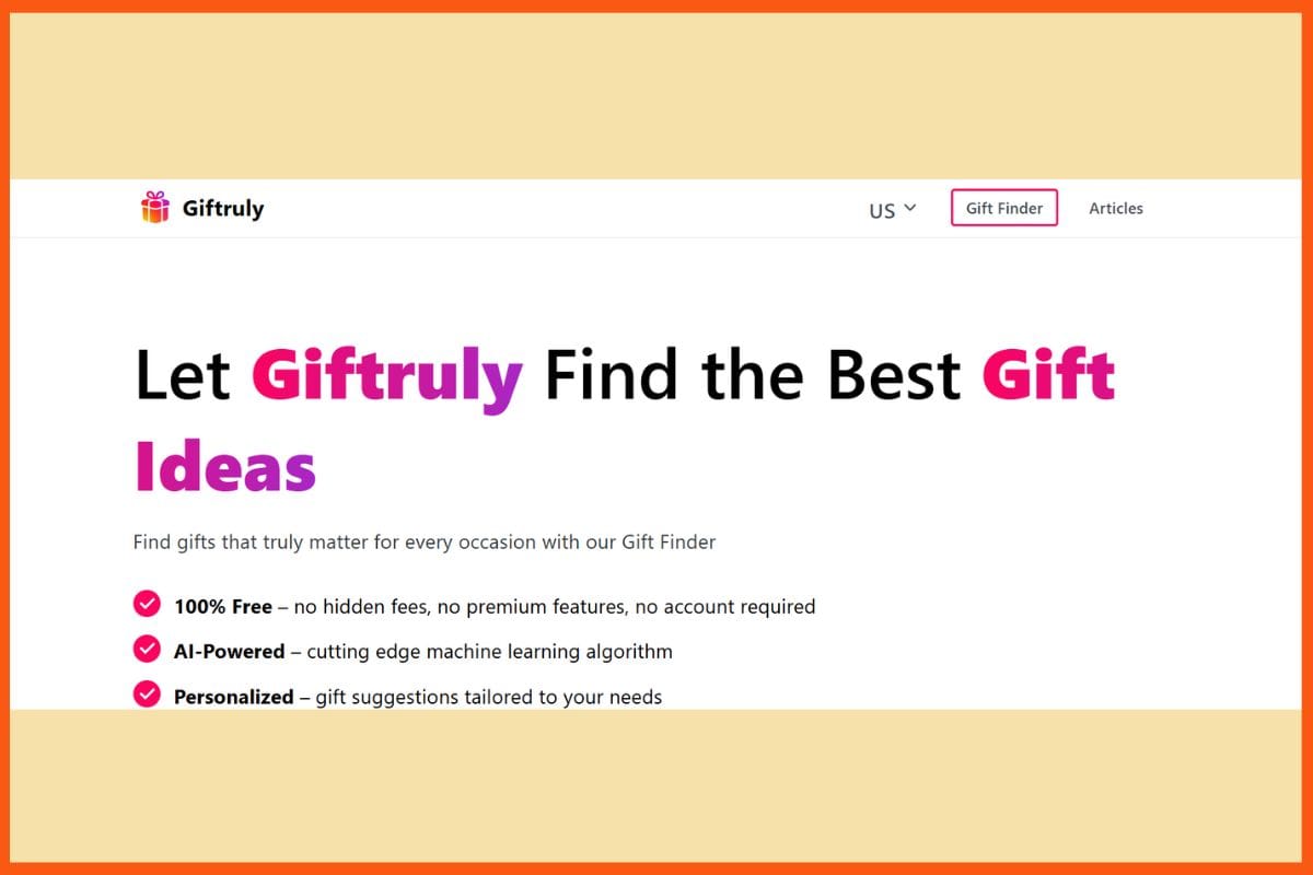Giftruly - AI Tools to Generate Christmas Gift Ideas
