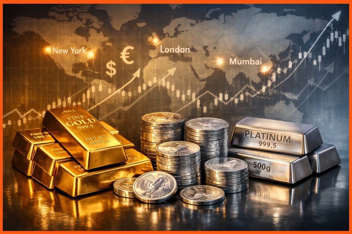 Gold, Silver, and Platinum Surge to Record Levels as 2025 Ends