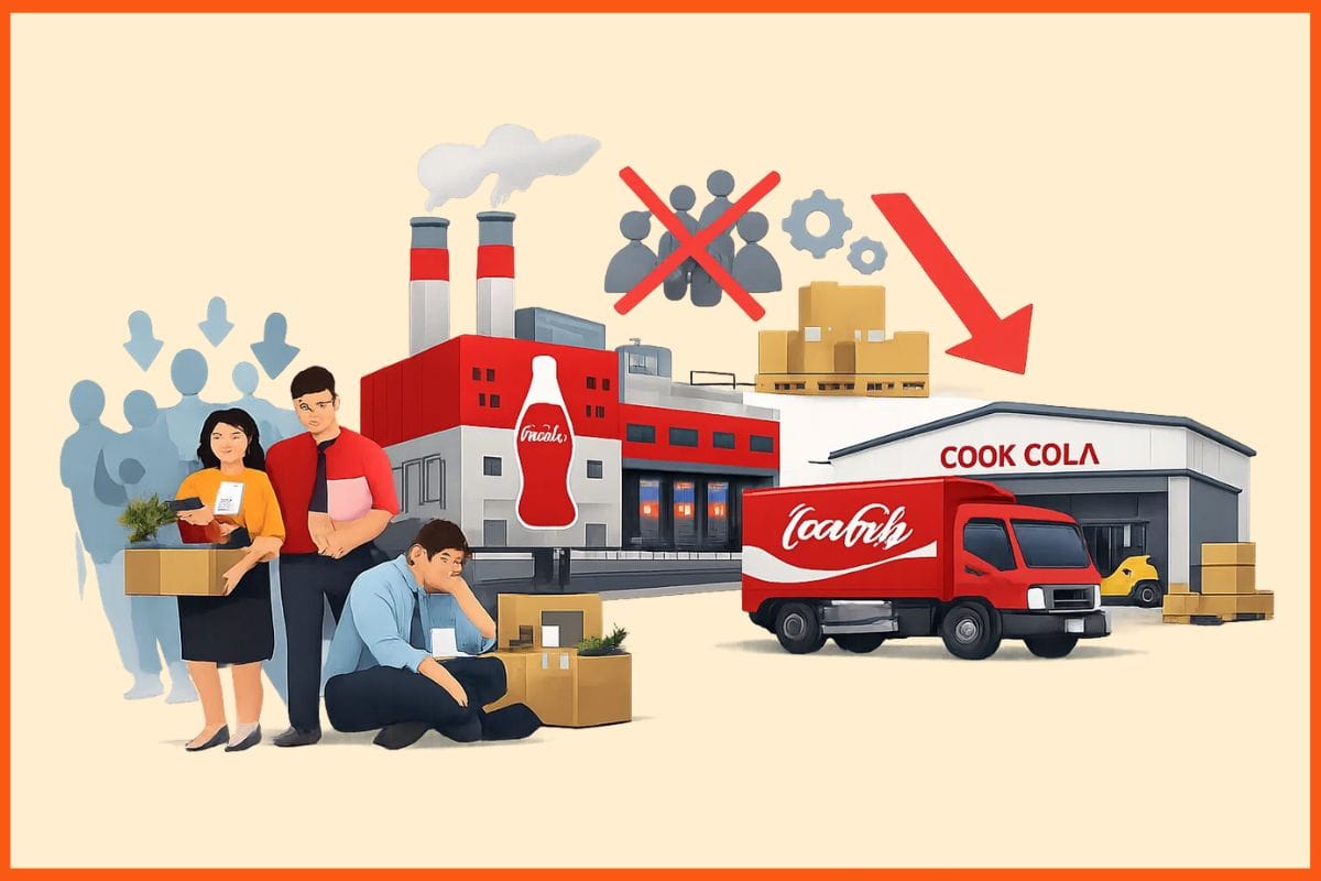 HCCB to layoff 300 employees in sales and supply Chain, says Coca-Cola India bottler