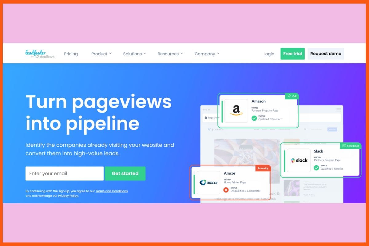 Leadfeeder - Best AI Lead Generation Tools for Small Business Growth