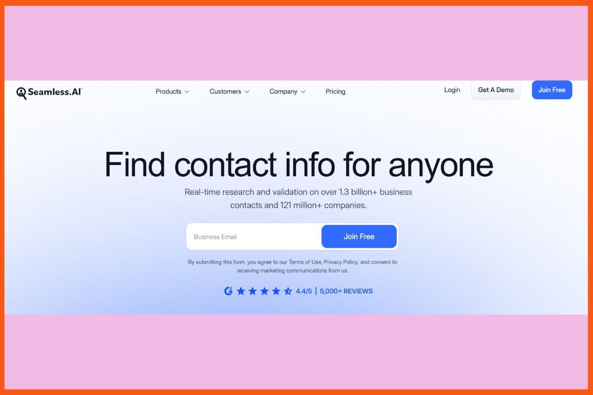 Seamless.AI - Best AI Lead Generation Tools for Small Business Growth