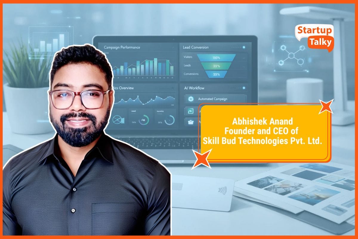 Abhishek Anand, Founder and CEO of Skill Bud Technologies Pvt. Ltd.