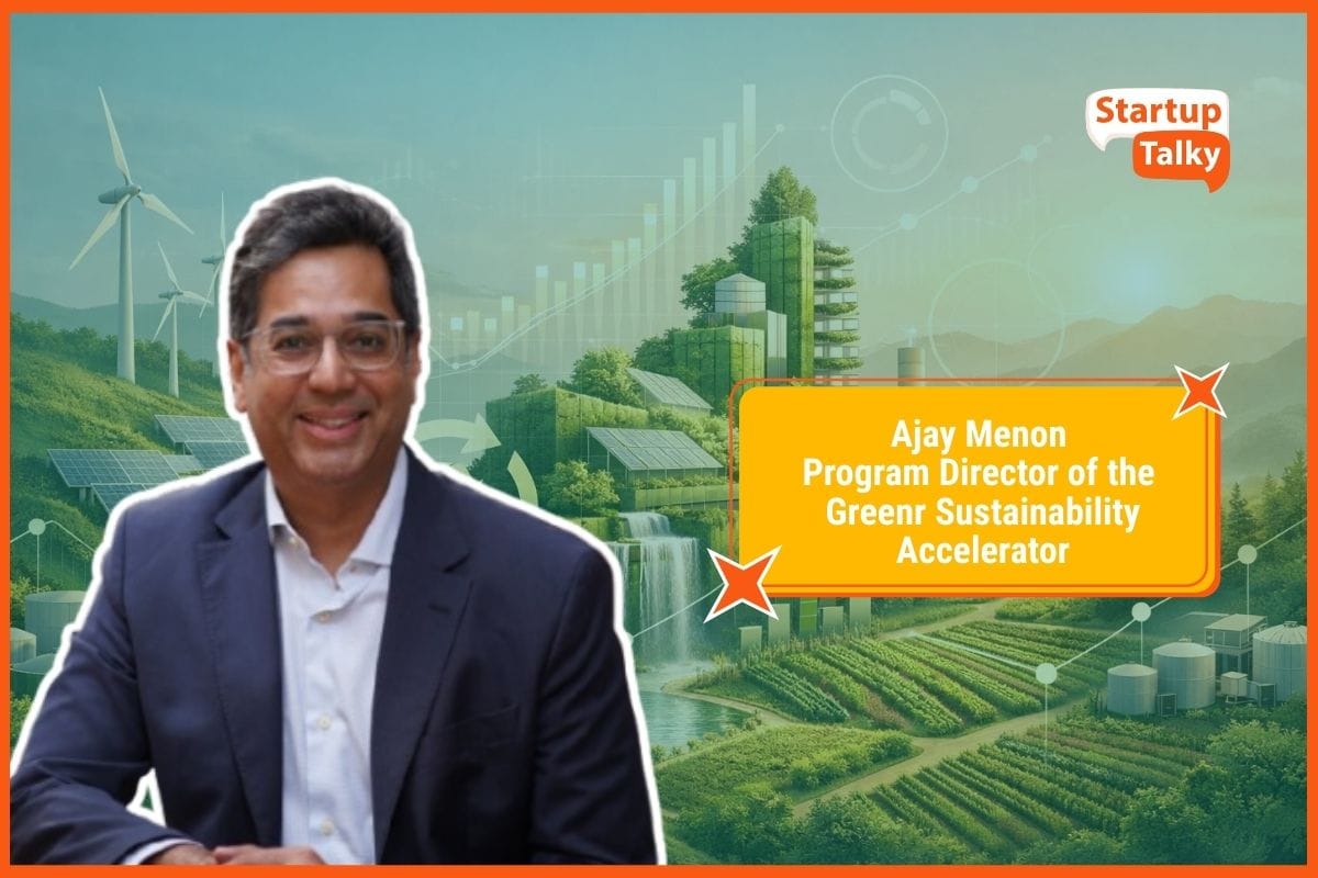 Ajay Menon - Program Director of the Greenr Sustainability Accelerator