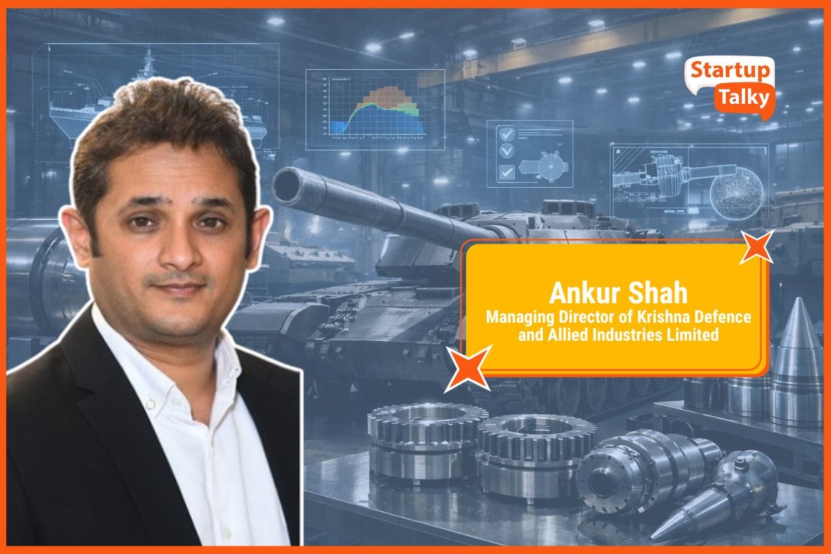 Ankur Shah, Managing Director of Krishna Defence and Allied Industries Limited