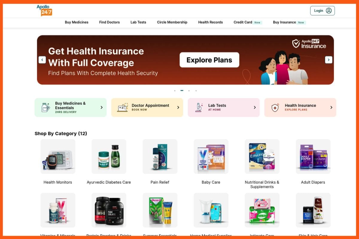 Apollo 24|7 - Best Medicine Delivery Companies in India