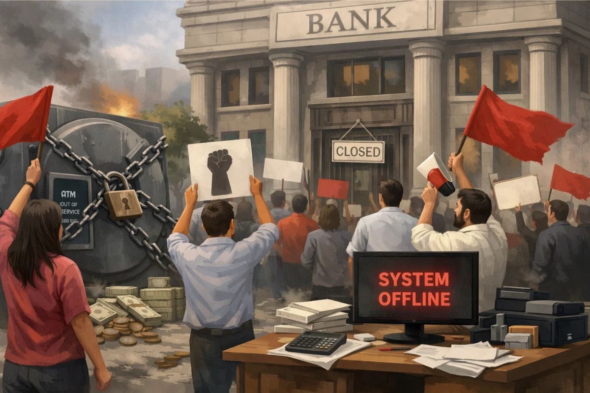 Banks to remain disrupted on 27 January as unions strike for 5-day work week demand