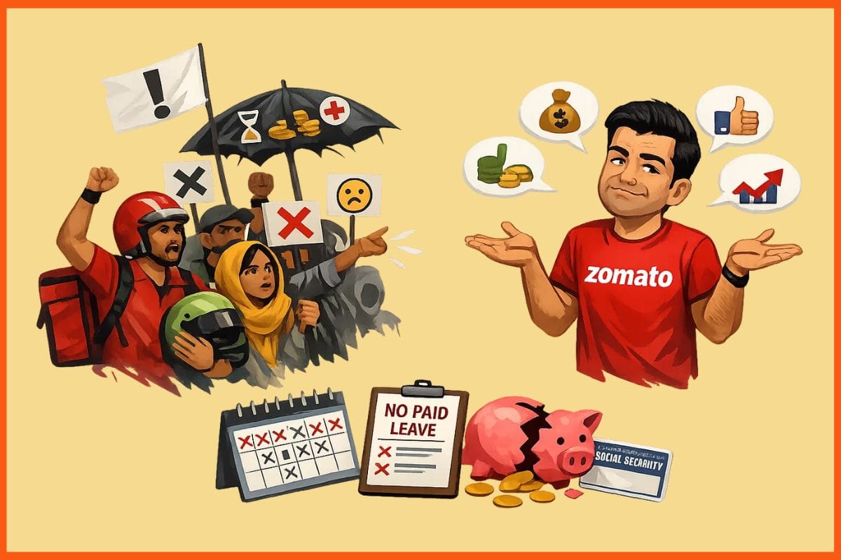 Gig Workers’ Union Rejects Zomato CEO’s Claims