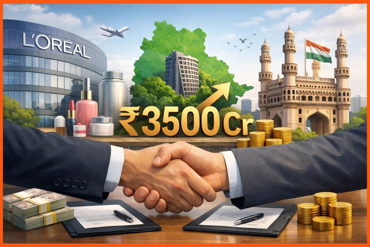 L’Oréal signs INR 3,500 cr investment deal with Telangana Government at Davos