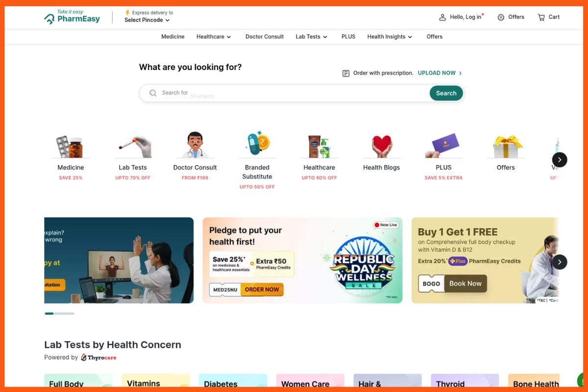 PharmEasy - Best Medicine Delivery Companies in India