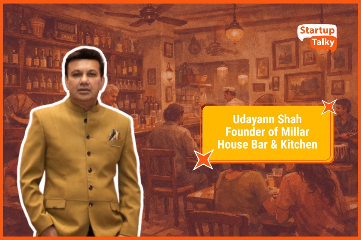 Udayann Shah, Founder of Millar House Bar & Kitchen