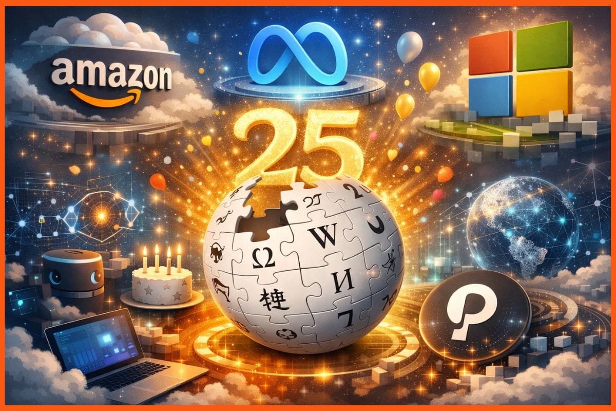 Wikipedia celebrates 25 years with major AI deals with Amazon, Meta, Microsoft and Perplexity