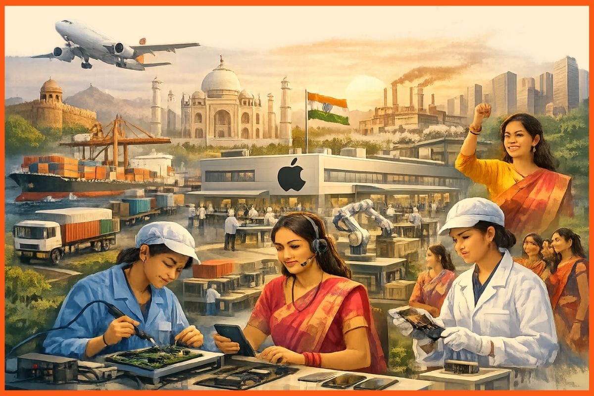 Apple supply chain drive in India creates 2.5 lakh Jobs, empowers women workforce