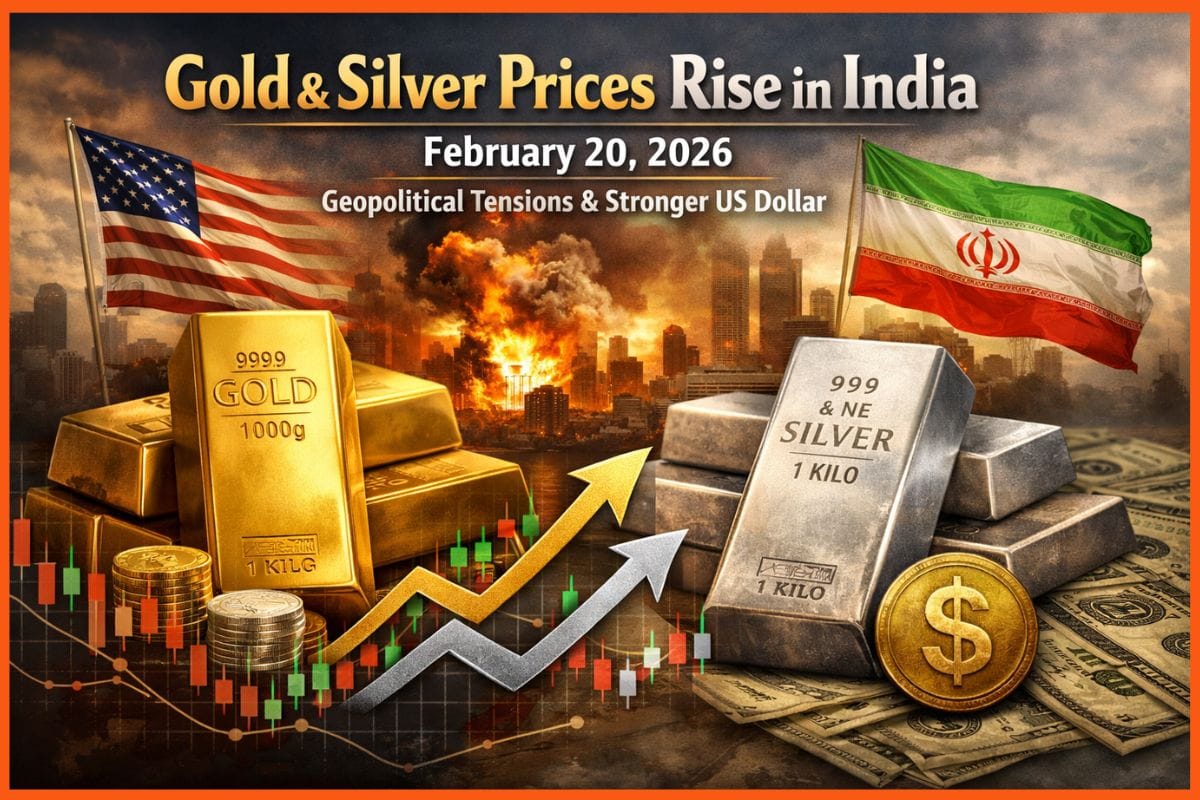Gold and Silver Prices in India End Higher at Market Close on February 20: Safe-Haven Rally Analysis