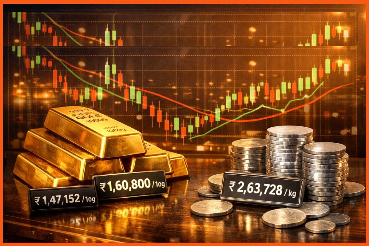 Gold and Silver Prices in India End Mixed on 24 February 2026 Market Close: Gold Consolidates, Silver Fluctuates