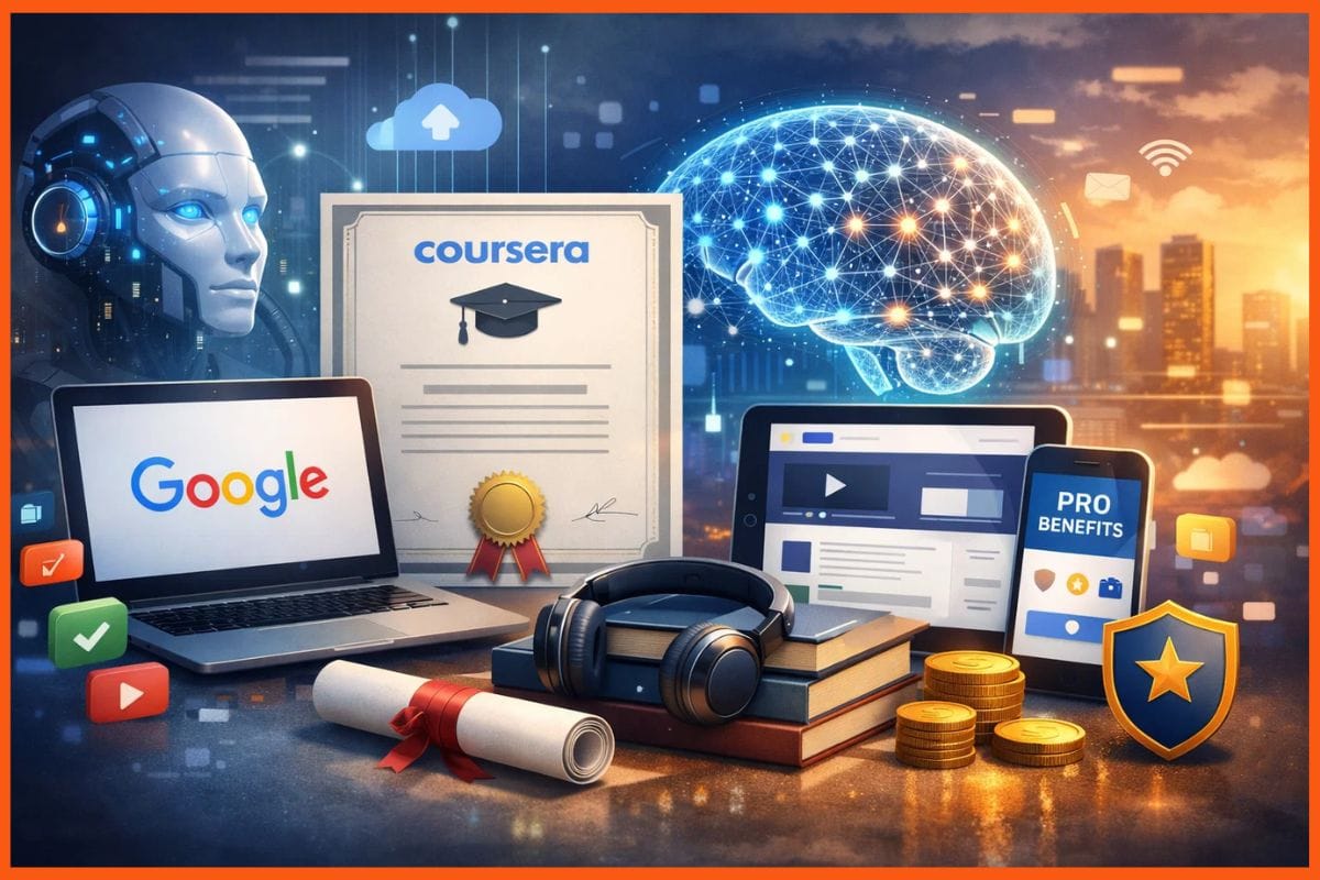 Google brings new AI certificate to Coursera with free pro benefits