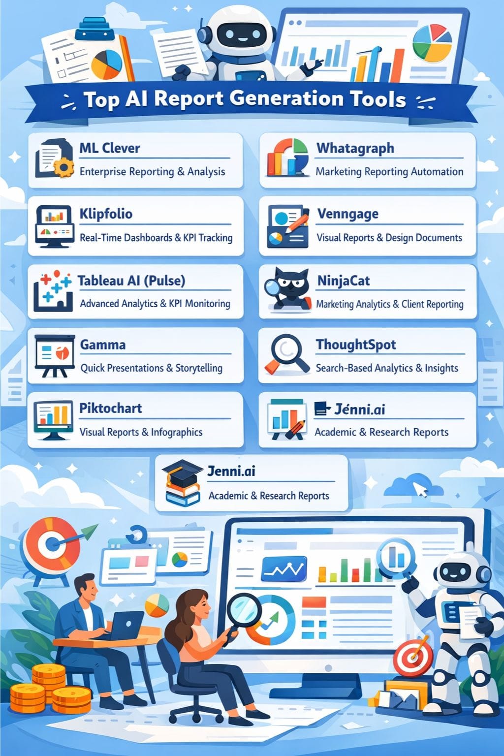 Top AI Report Generation Tools