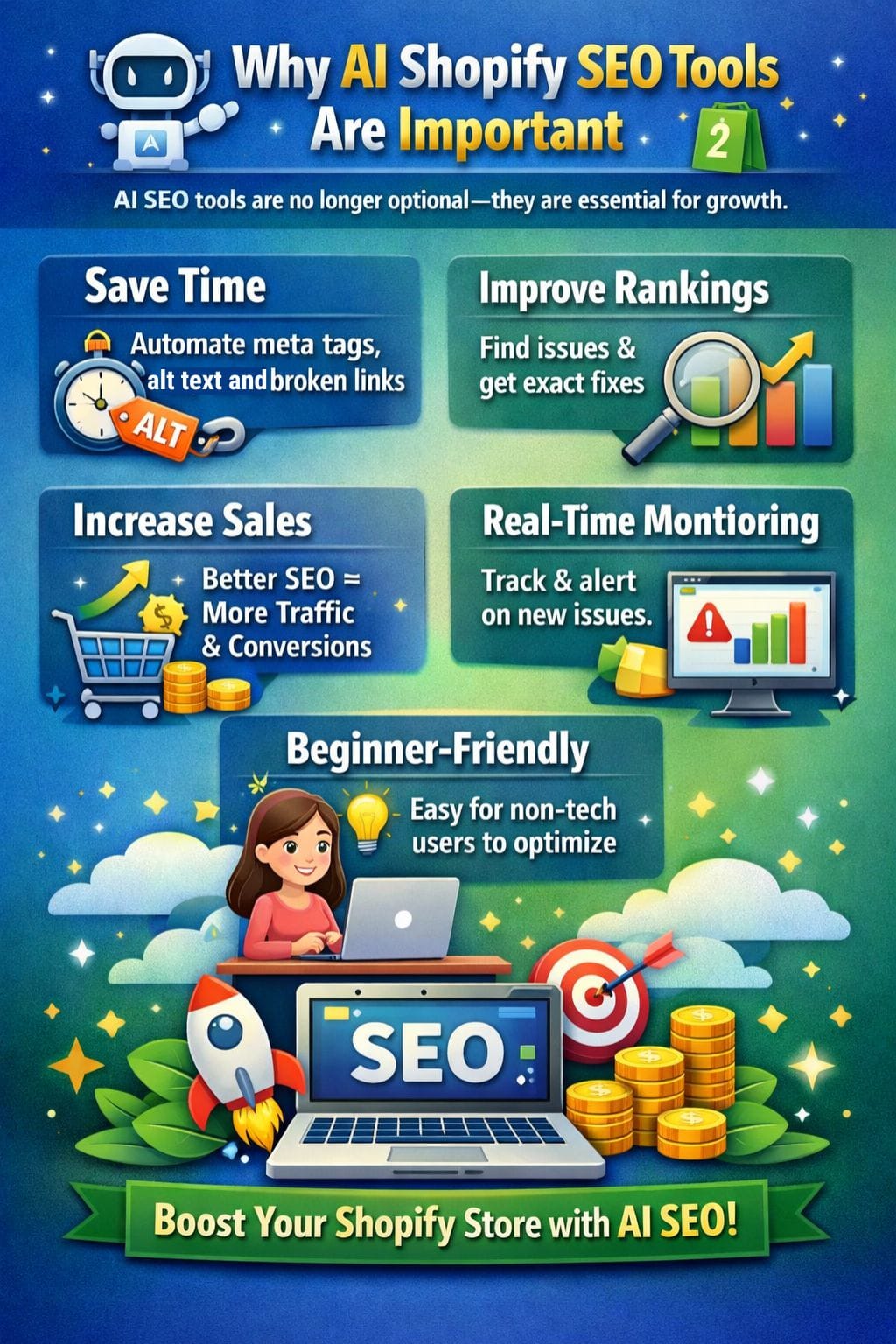 Why AI Shopify SEO Tools Are Important?