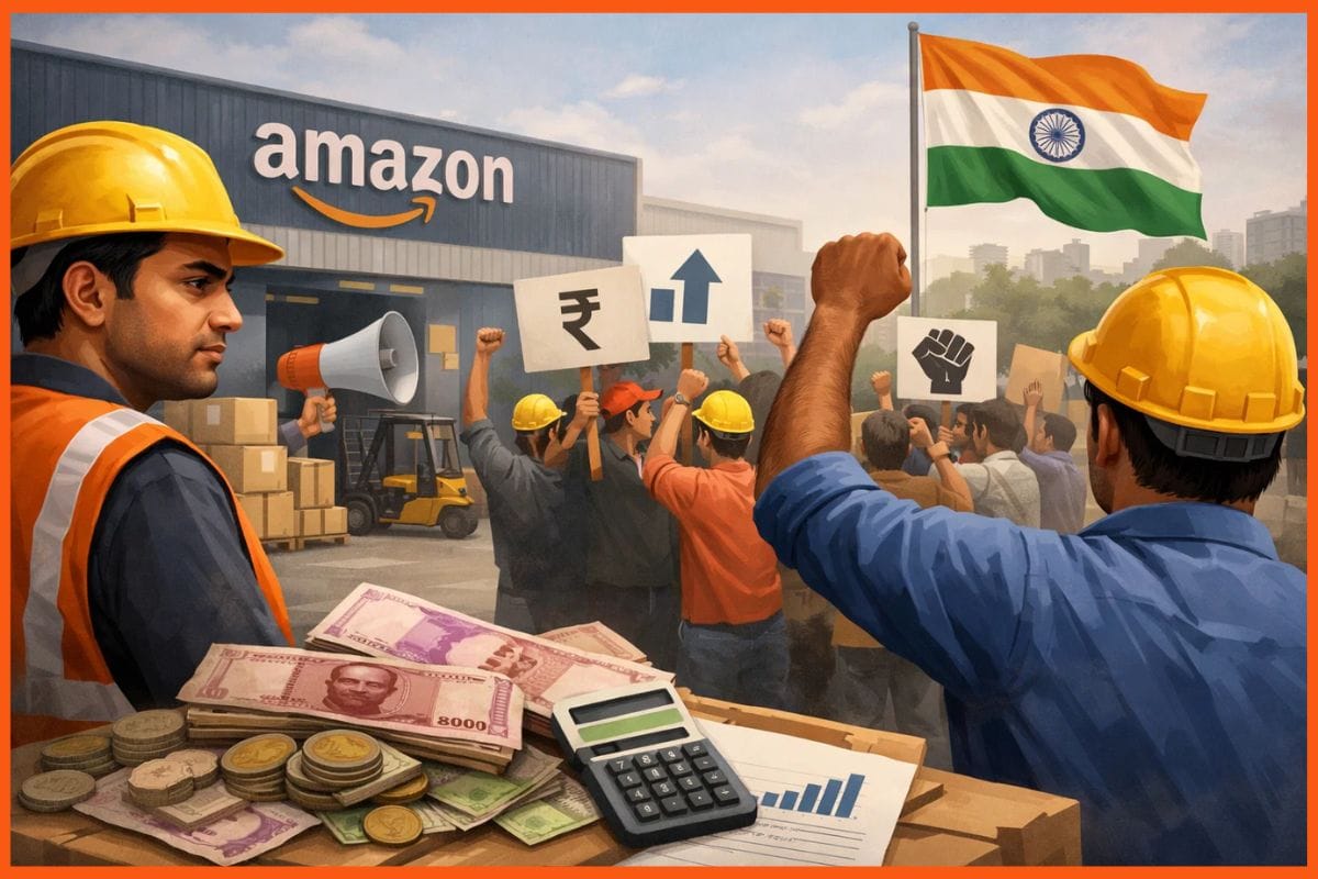 Wage dispute: Amazon India union calls for pay hike for workers