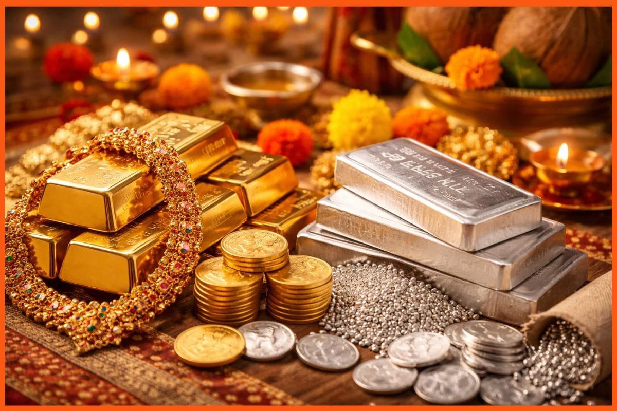 Gold and Silver Prices in India on 26 March 2026: Gold Rises Ahead of Ram Navami; Silver Holds at ₹2.6 Lakh/kg