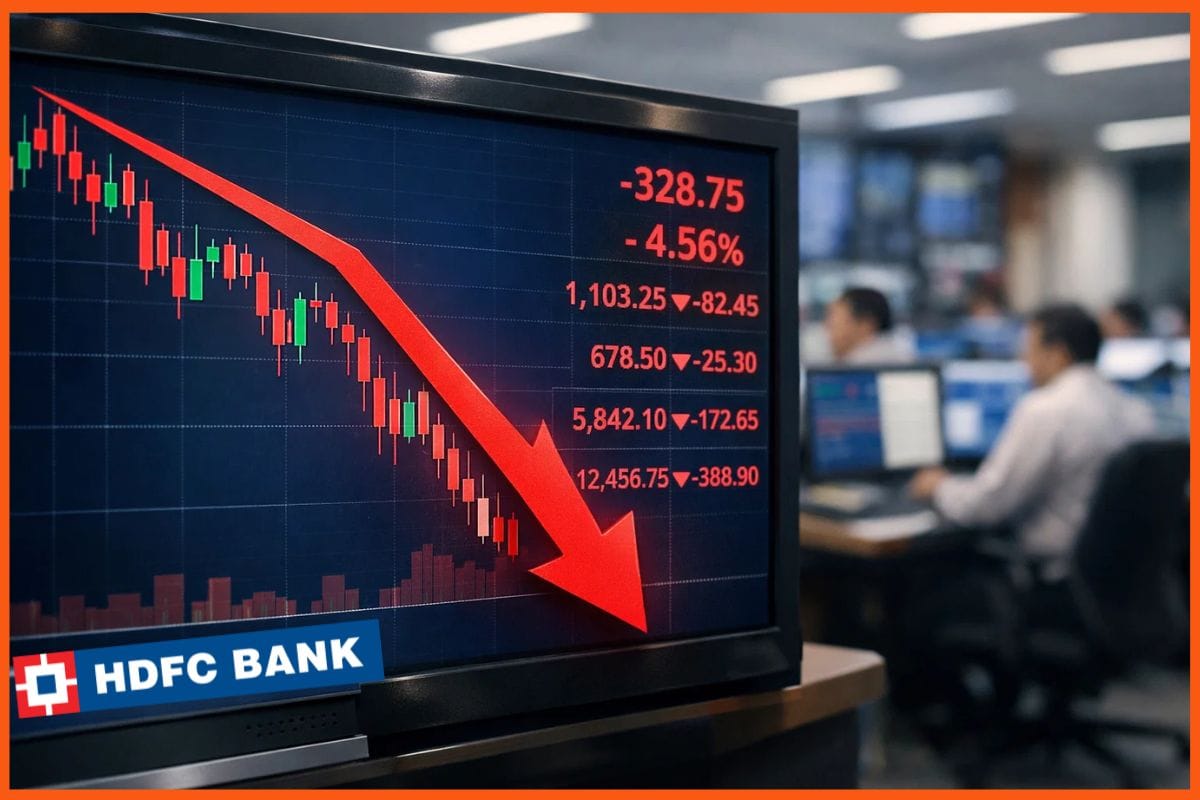 HDFC Bank Shares Fall Over 4% to 52-Week Low Amid Banking Sector Sell-Off