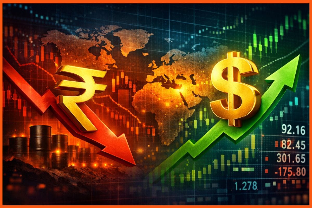Indian Rupee Crashes Past INR 92 Per Dollar for the First Time as Middle East War Shakes Global Markets