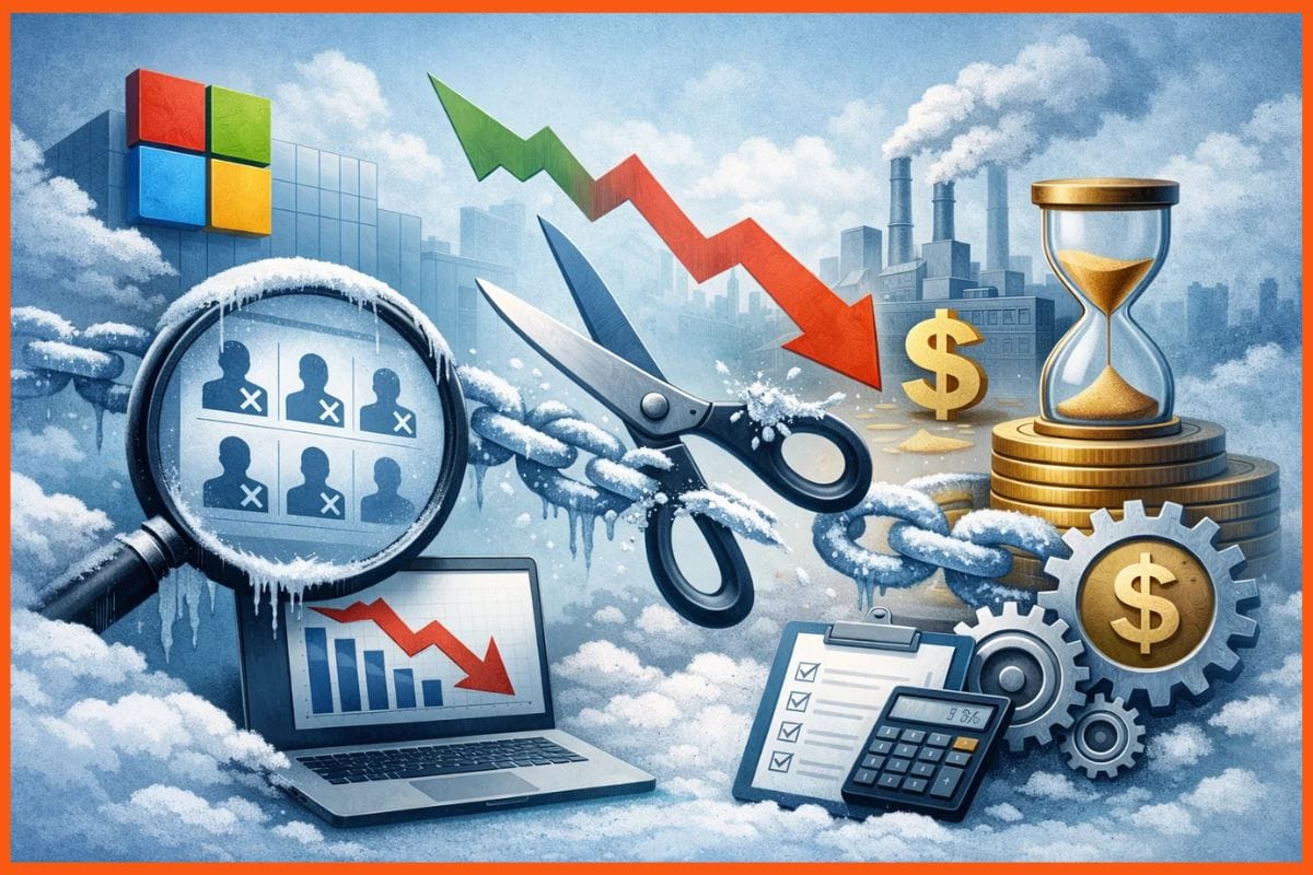 Microsoft hiring freeze signals cost optimisation strategy