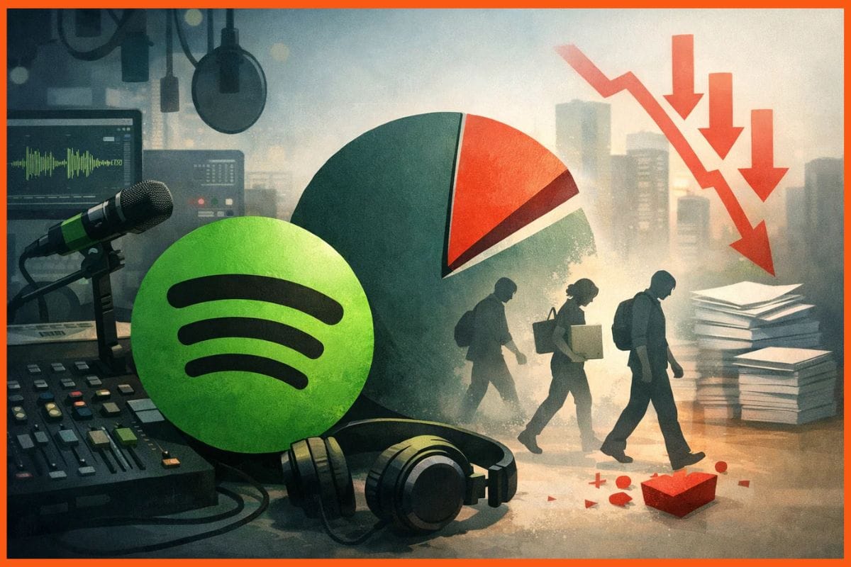 Spotify streamlines podcast division with 3% workforce cut