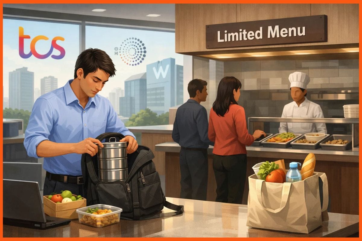 TCS advises employees to bring home food as Wipro and Cognizant reduce office menus