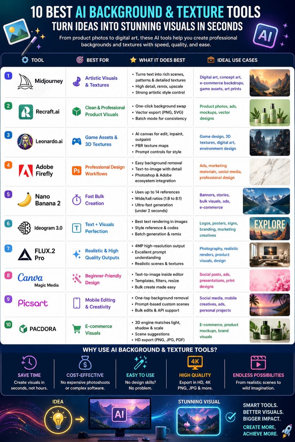 Best AI Background & Texture Tools