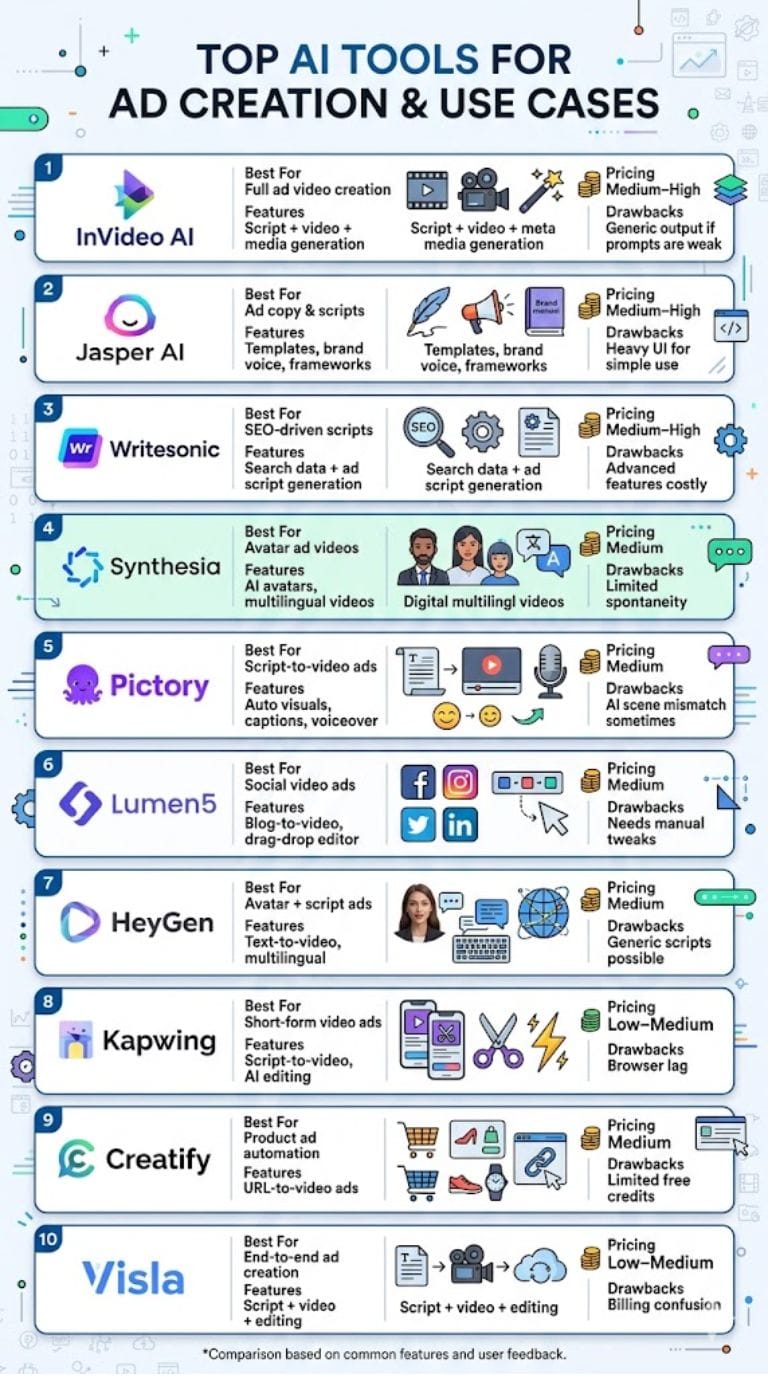 Top AI Tools for AD Creation