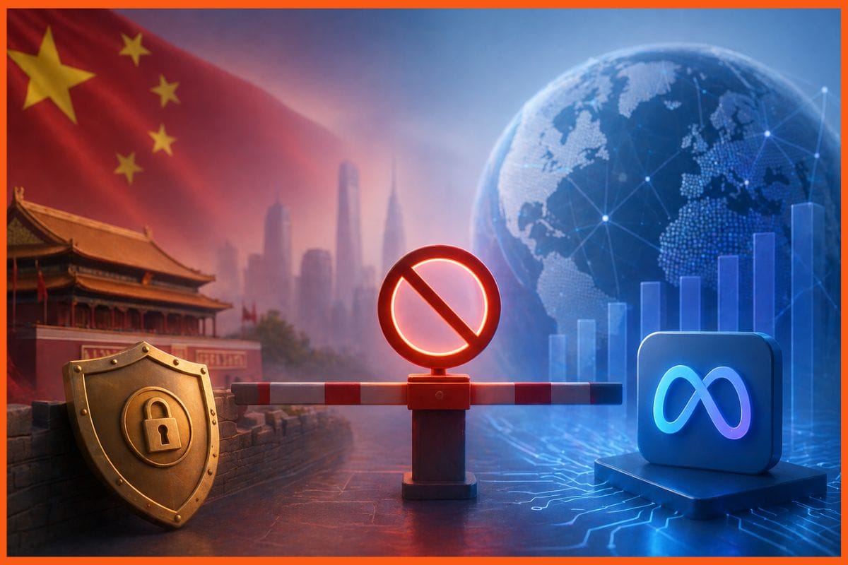 China halts Meta AI partnership, signals tougher rules for global tech investments