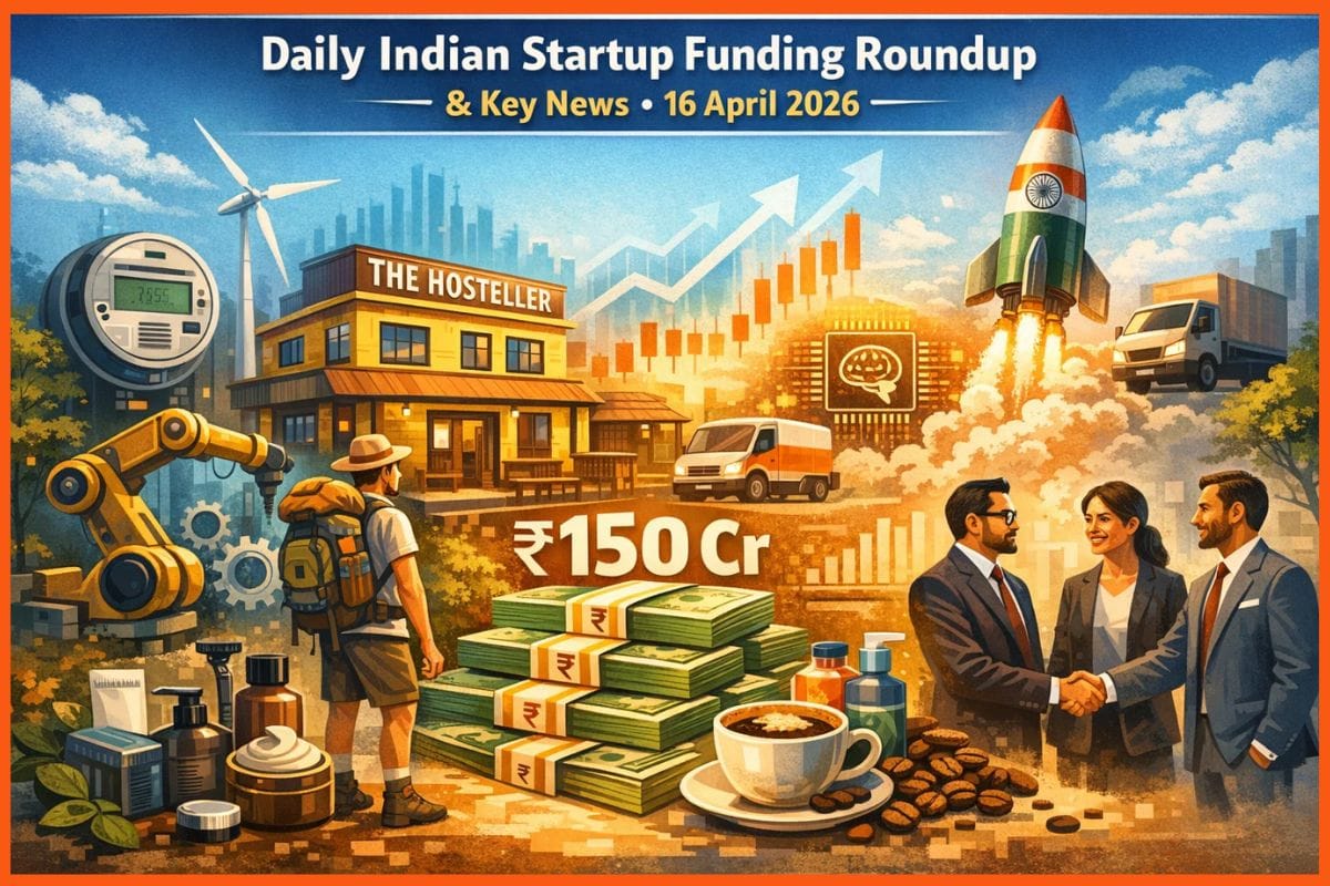 Daily Indian Funding Roundup & Key News - 16 April 2026: The Hosteller Bags ₹150 Cr Series B, Snabbit Appoints New CBO