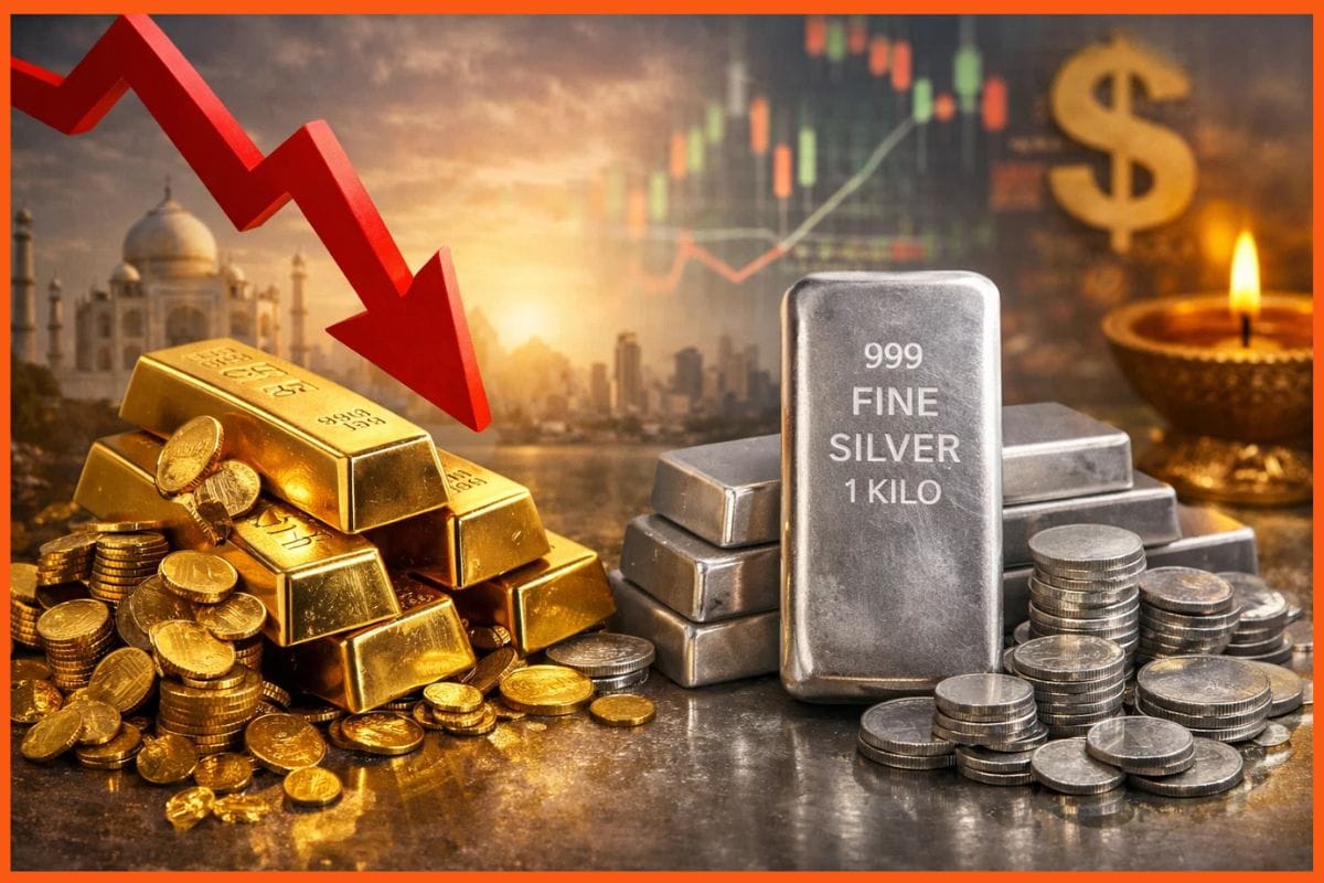 Gold and Silver Price in India on 20 April 2026: Gold Crashes ₹500 to ₹1,55,290/10g on Akshaya Tritiya, Silver Holds Firm at ₹2,75,000/kg