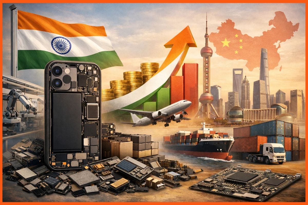 India records $2.5 billion Apple component exports to China amid ECMS boost