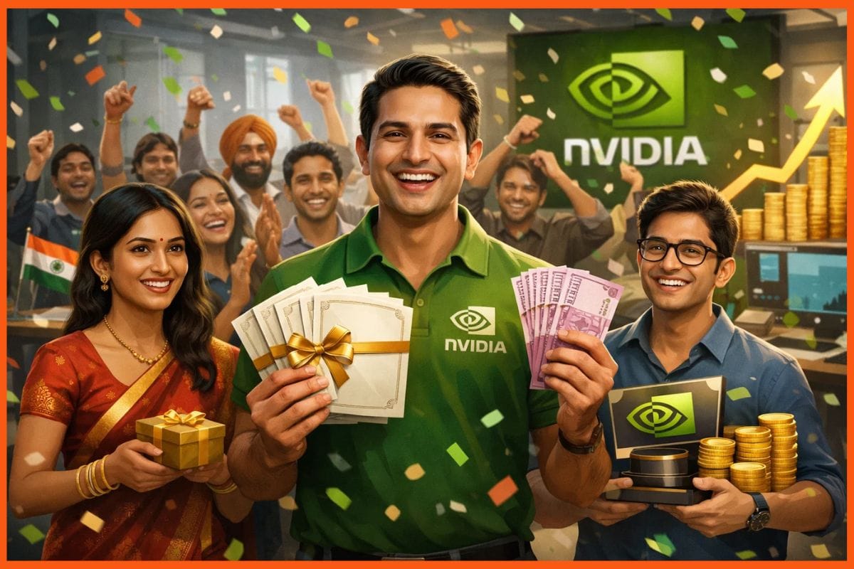 Nvidia India staff get stock grants up to INR 1 crore from CEO in major reward move