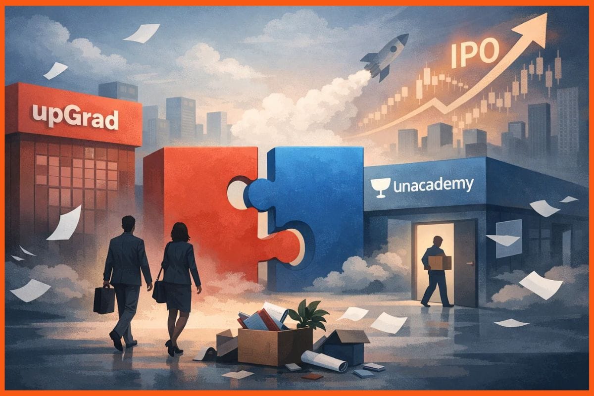upGrad faces top-level exits during Unacademy integration ahead of IPO