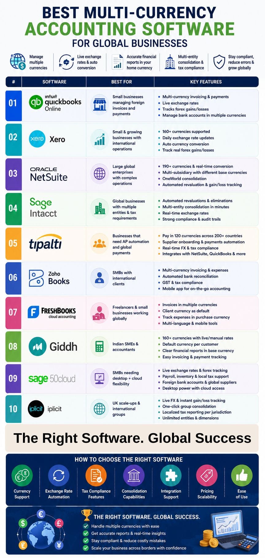 Best Multi-Currency Accounting Software for Global Businesses