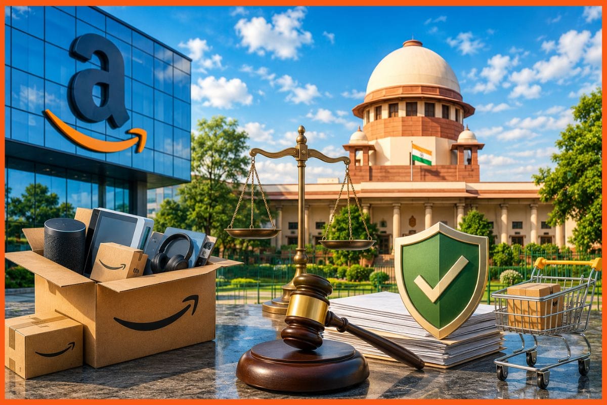 Amazon gets relief as SC cancels CCI’s INR 202 crore penalty in Future Group Deal